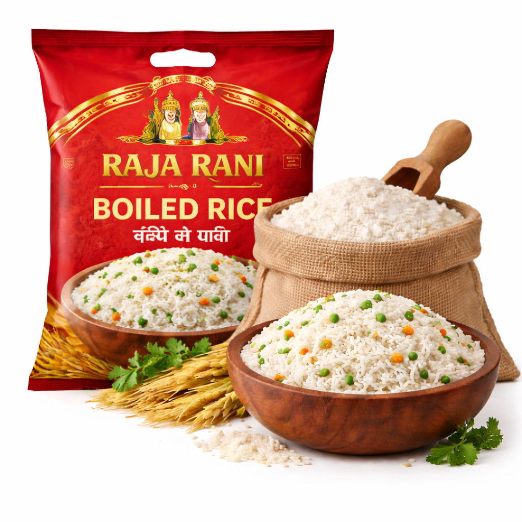 Boiled rice ( raja rani) red