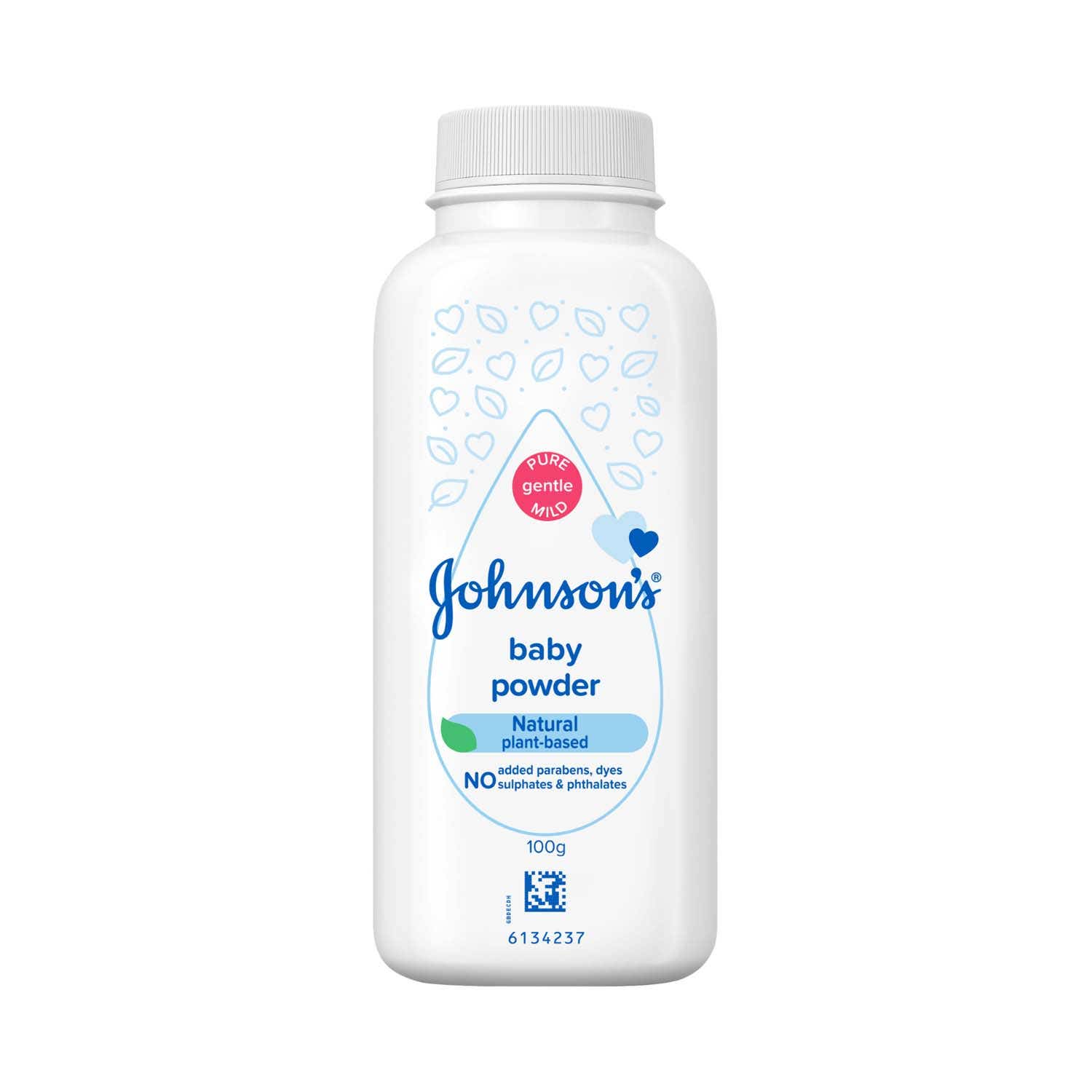 Johnson's Baby Powder Natural Plant-Based (100 g)
